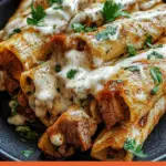 Cheesy Beef-Stuffed Pasta