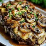 Cheesy Mushroom Meatloaf