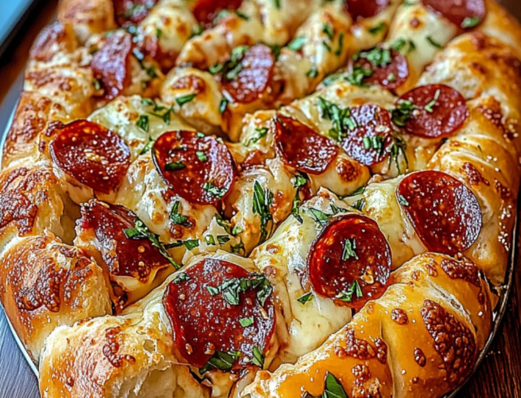 Stuffed Crust Pepperoni Pizza: A Cheesy Twist on a Classic Favorite