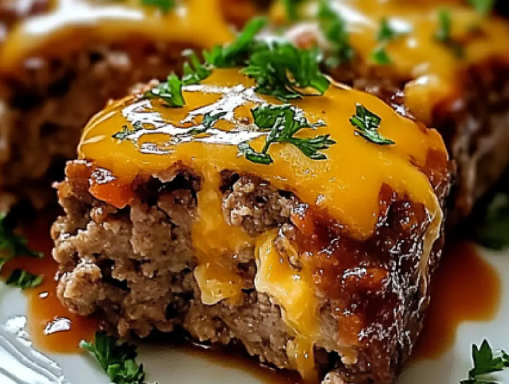 Cheddar-Stuffed Meatloaf Morsels