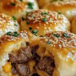 Cheesy Beef Stuffed Bun