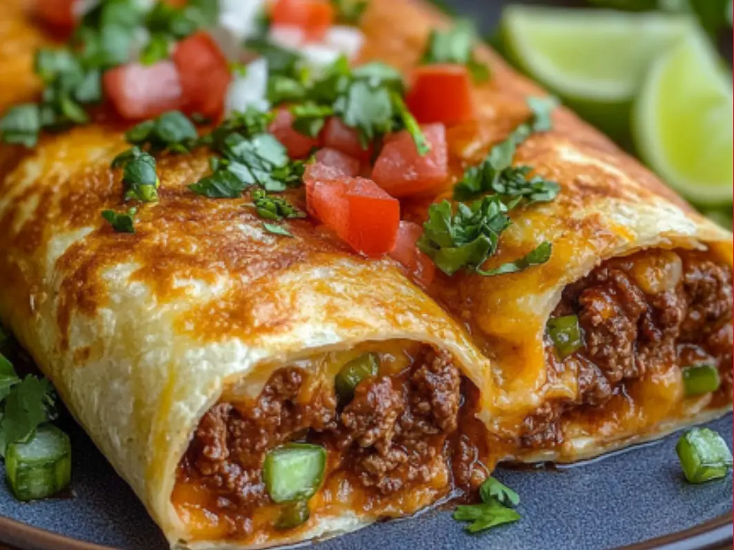 Cheesy Beef Enchiladas