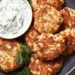 Salmon Croquettes with Dill Sauce