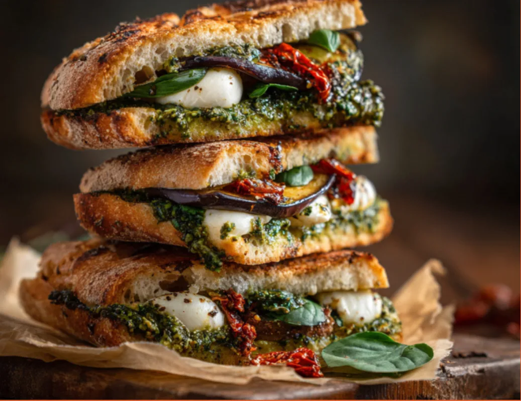 Caprese Sandwich with Fresh Mozzarella