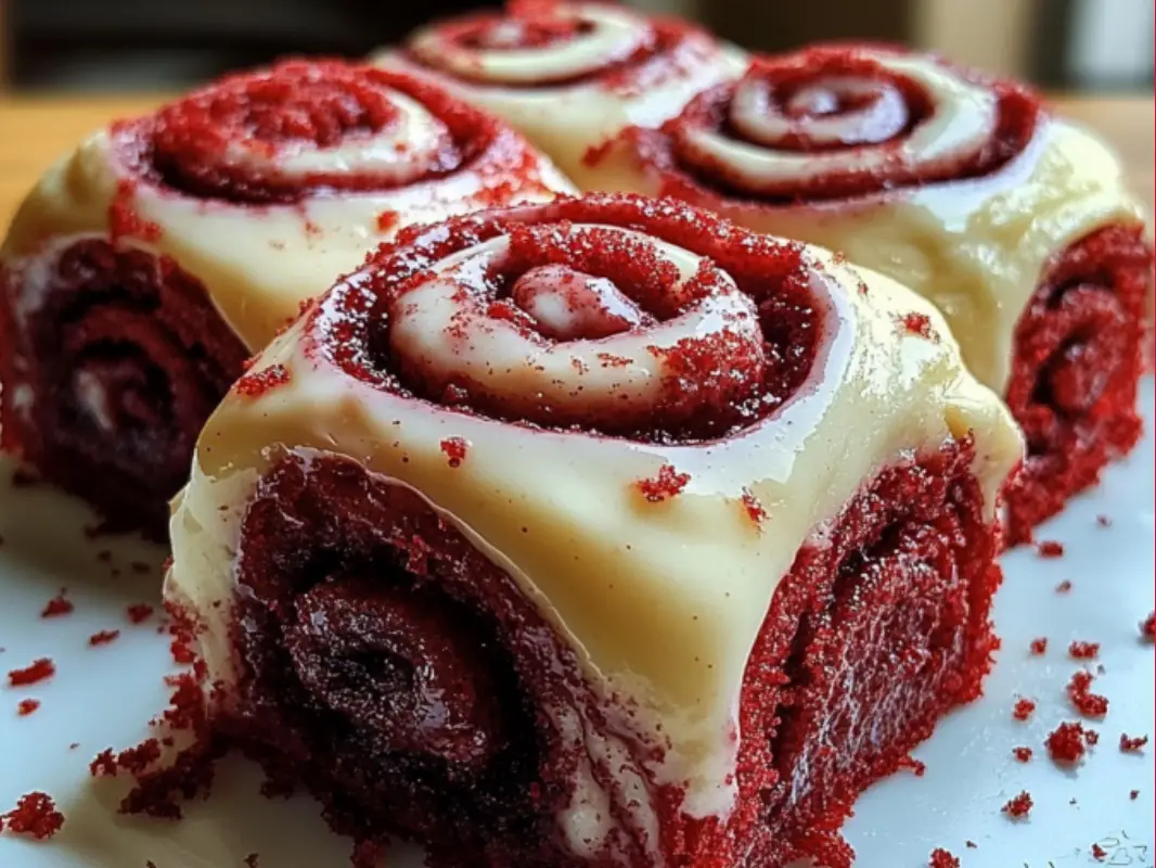 Red Velvet Cinnamon Rolls