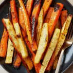 Roasted Carrots and Parsnips with Honey