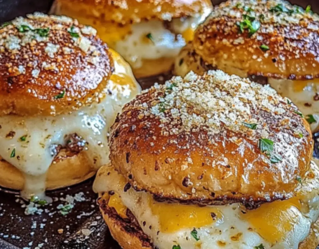 Cheesy Garlic Butter Sliders