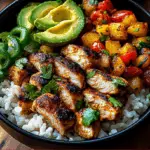Honey Chipotle Chicken Rice Bowl