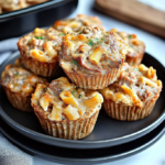 Mini Pasta Muffin Bakes with Cheesy Beef