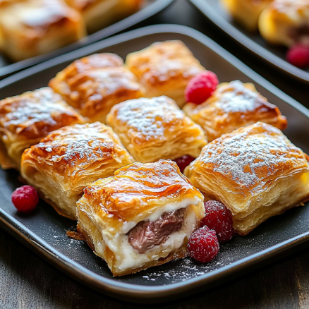 Chocolate and Cream Filled Puff
