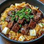 Braised Beef with Cheesy Mash