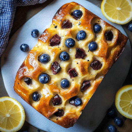 Lemon Blueberry Sweet Bread
