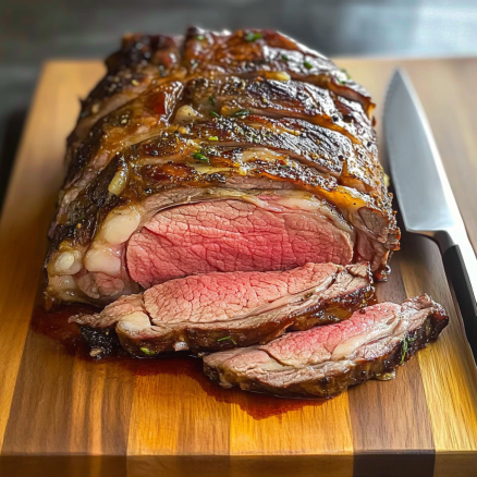 Garlic Herb Prime Rib Roast