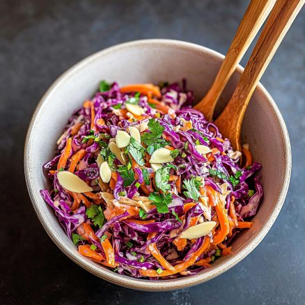 Crunchy Red Cabbage Slaw