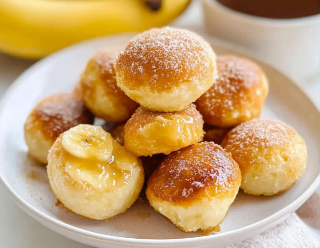 Air Fryer Banana Donut Holes