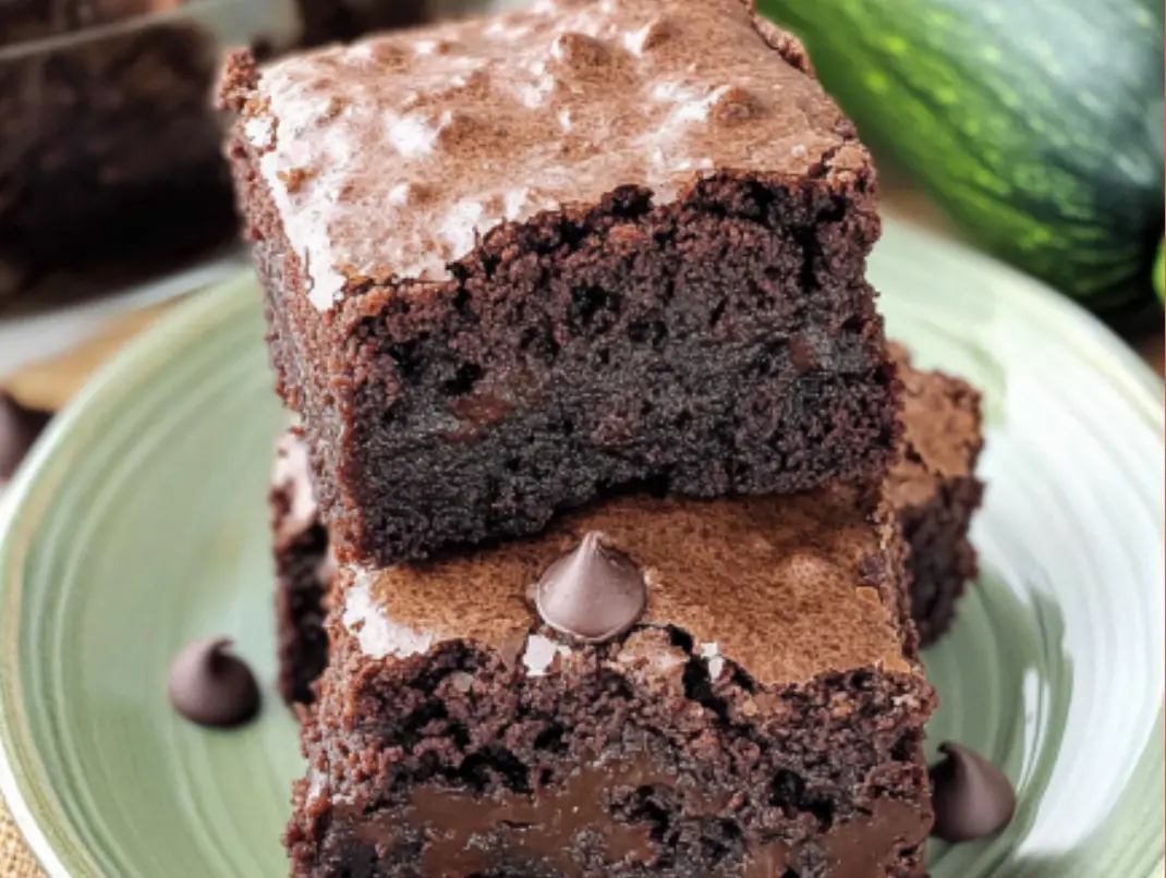 Fudgy Zucchini Brownies