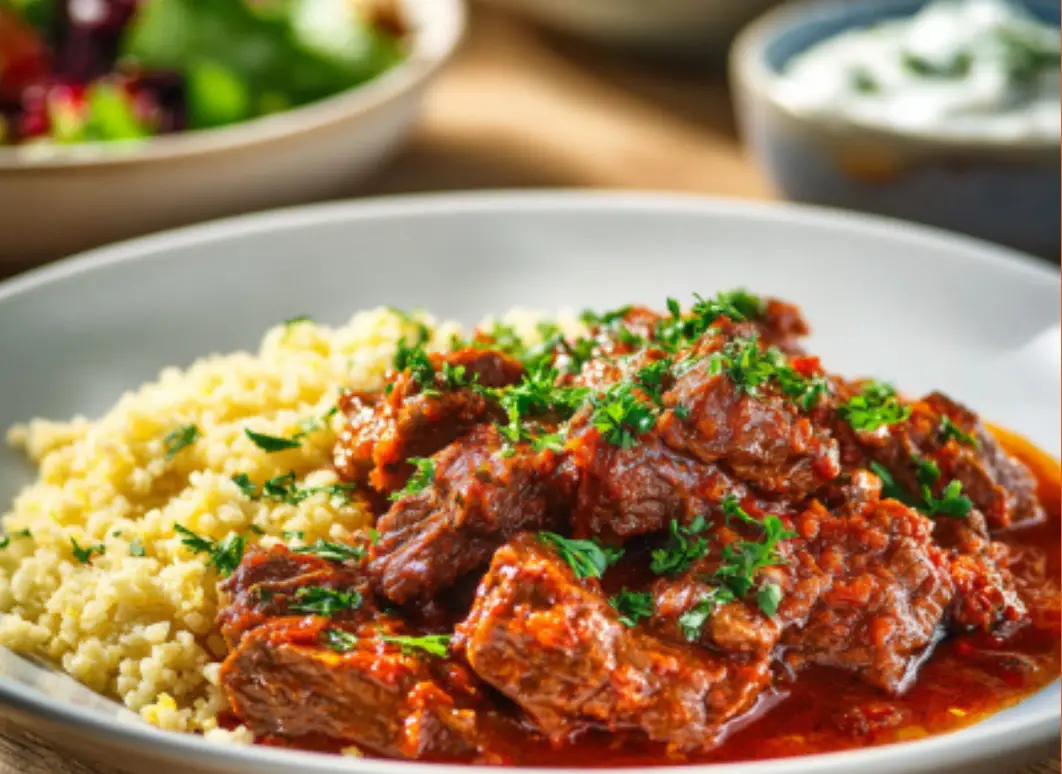 Turkish Beef Sauté with Couscous
