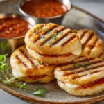 Mini Grilled Mozzarella and Pepperoni