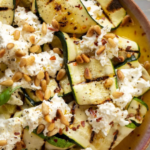 Grilled Zucchini with Whipped Ricotta & Pine Nuts
