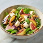 Summer Peach & Fig Salad with Balsamic Glaze