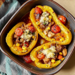 Southwest Stuffed Yellow Peppers