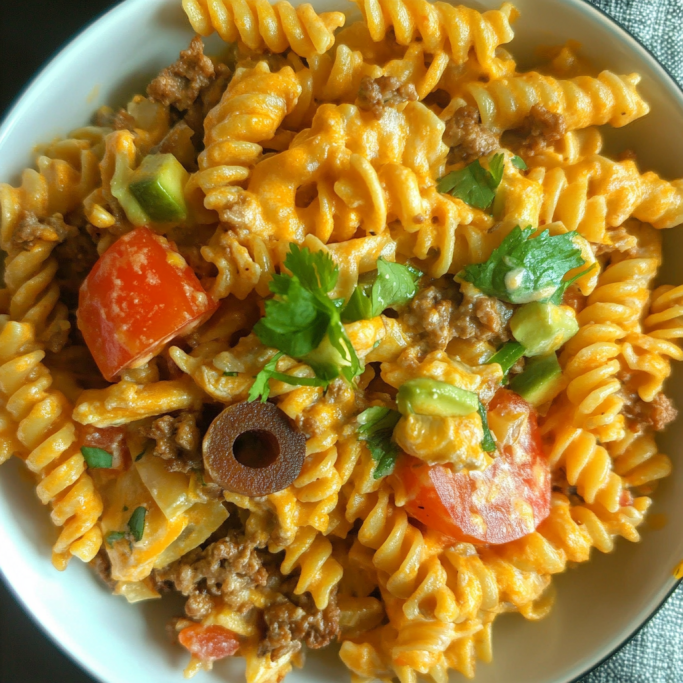 Cheesy Taco Pasta Skillet Supreme