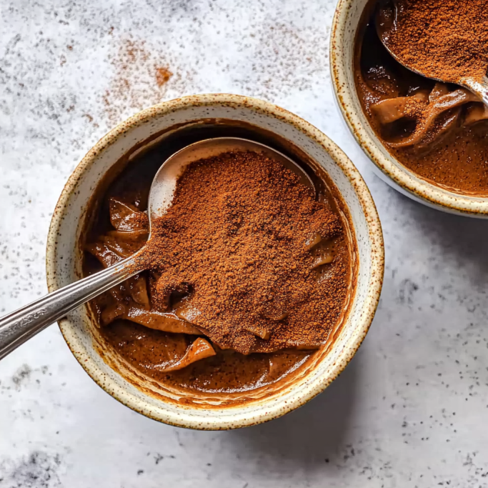 Hungarian Chocolate Noodle Pudding