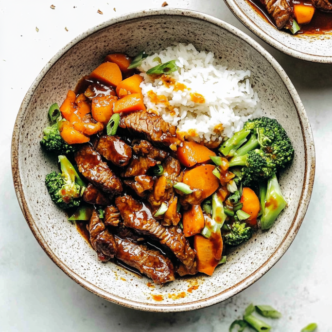 Beef and Broccoli Stir-Fry with Rice