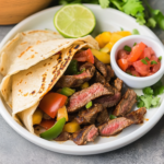 Sizzling Steak Fajitas with Peppers and Lime