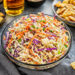 Creamy Classic Coleslaw with Crunchy Veggies