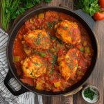 Skillet Chicken Cacciatore with Peppers
