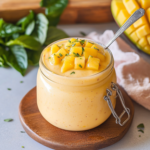 Creamy Mango Lassi with Fresh Mango Chunks