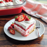 Strawberry Icebox Cake with Whipped Topping