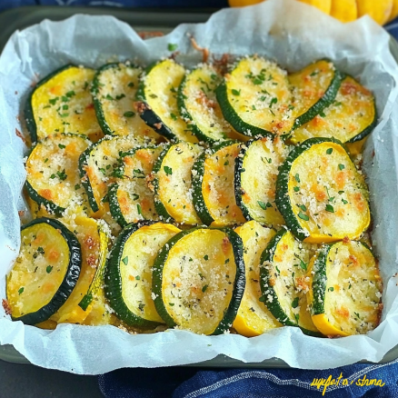 Baked Parmesan Zucchini & Squash Medley
