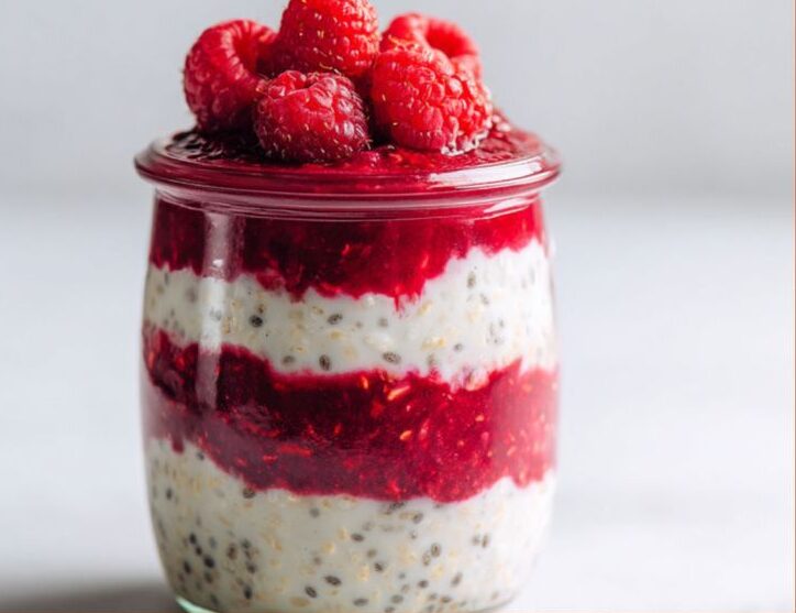 Raspberry Chia Overnight