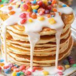 Fruity Pebble Pancakes