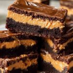 Peanut Butter Stuffed Brownies