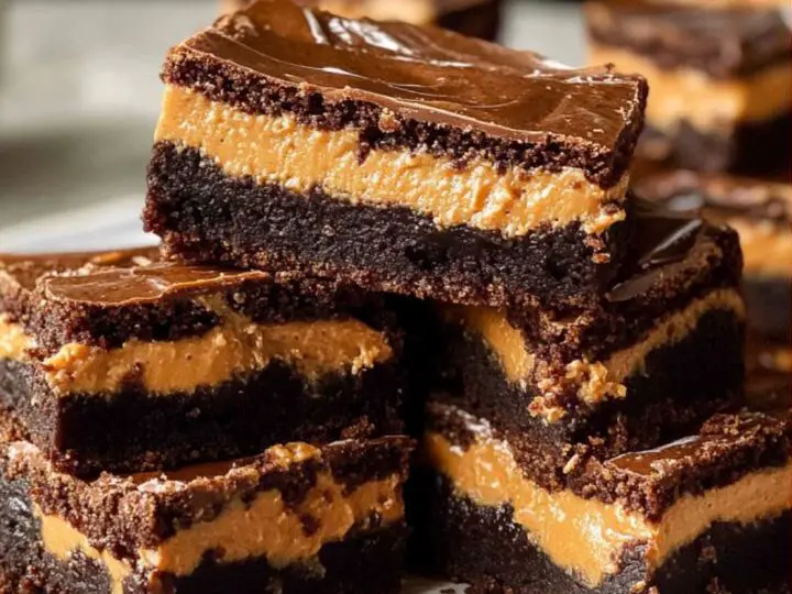 Peanut Butter Stuffed Brownies