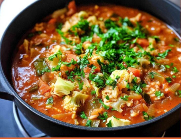One-Pot Cabbage Roll Soup
