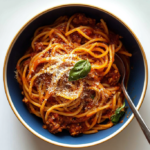 Creamy Tomato Orzo with Chickpeas and Spinach