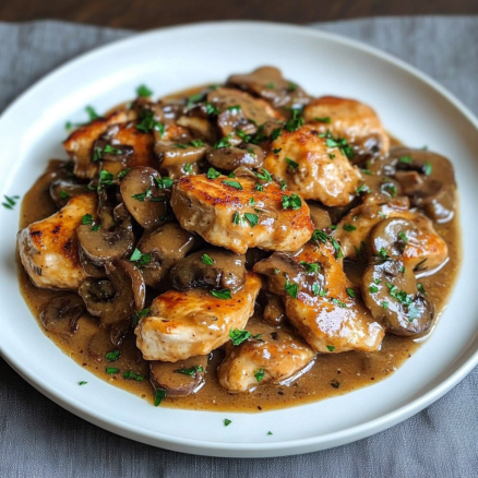 Creamy Chicken Marsala with Mushrooms