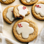Maple Glazed Soft Ginger Cookies