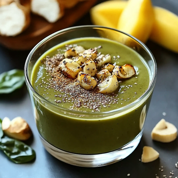 Green Smoothie with Nuts and Seeds