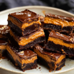 Chocolate Peanut Butter Fudge Brownies