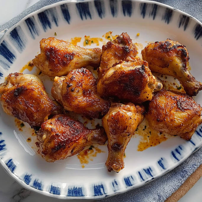Baked Honey Garlic Chicken Drumsticks