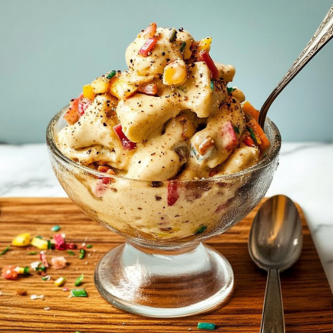Banana Ice Cream with Mixed Fruits