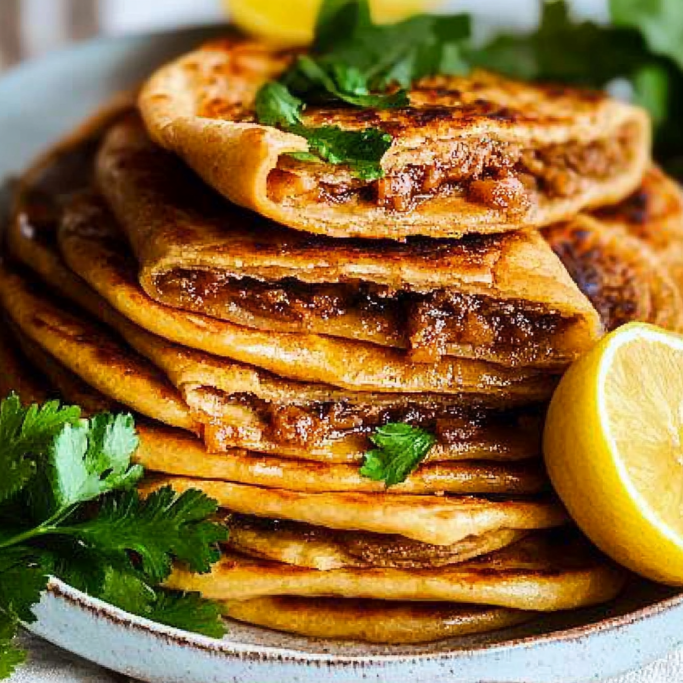 Stuffed Keema Paratha (Spiced Meat Flatbread)