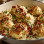 Creamy Baked Cauliflower with Sun-Dried Tomatoes and Fresh Parsley: A Flavor-Packed Vegetable Side Dish