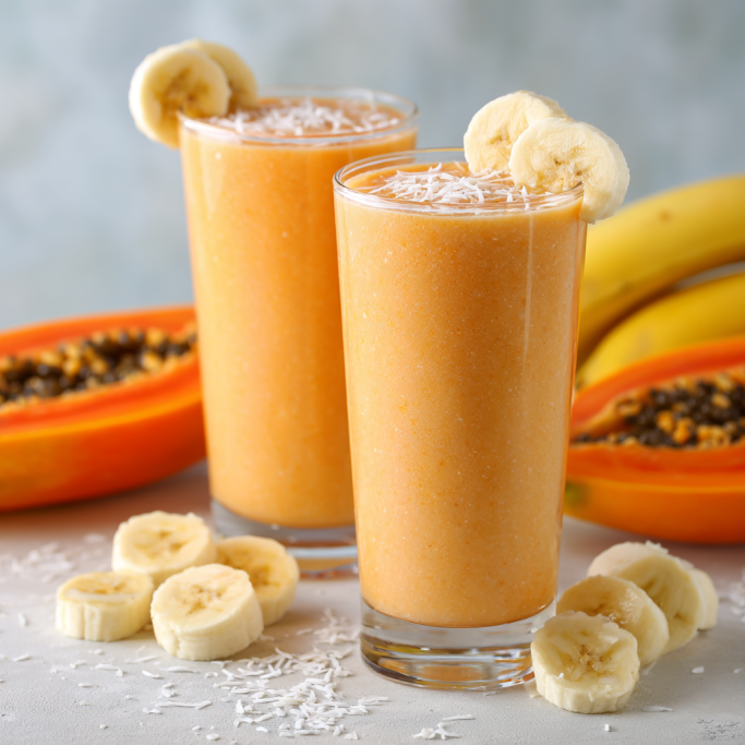 Papaya Banana Smoothie
