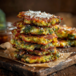 Crispy Broccoli and Cheese Fritters
